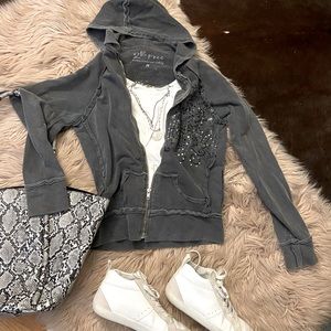 Sweatshirt full zip with hood